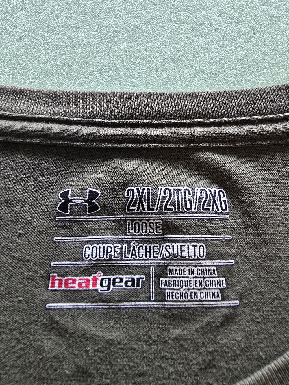 Under Armour Men’s HeatGear Loose Fit T-Shirt - Olive Green - Spartan
